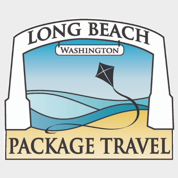 Long Beach Washington Package Travel Logo - Portfolio - Brighter Side Marketing